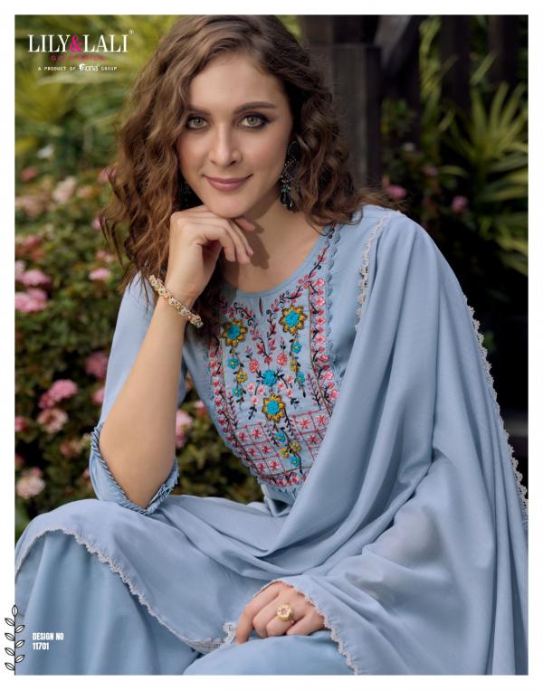 Lily And Lali Mahek Party Wear Kurti With Bottom Dupatta Collection